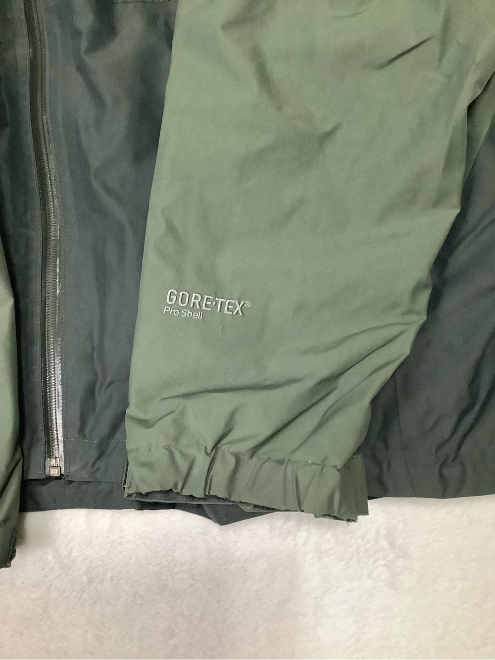 The North Face TNF Free Thinker Steep Series Ski Jacket Sz XL Green Gore Tex Pro - Picture 7 of 14
